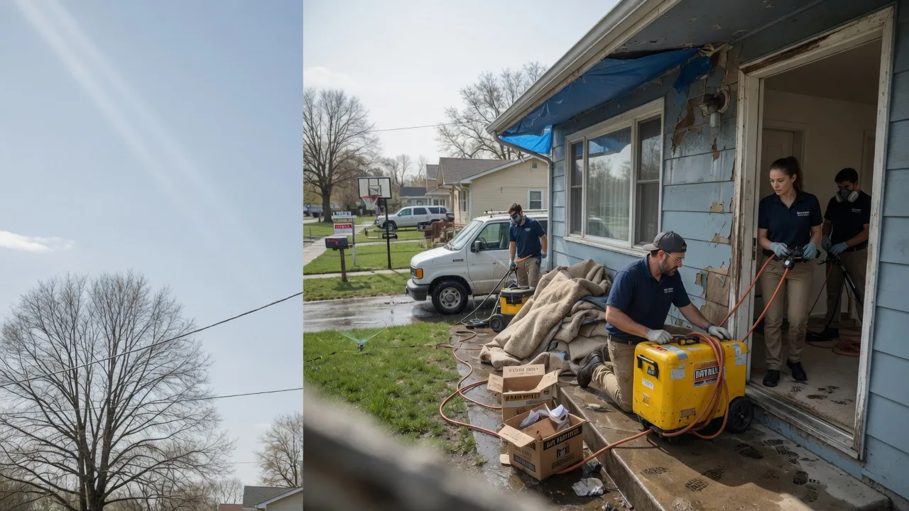 Basement Flood Cleanup in Garnett, KS near me